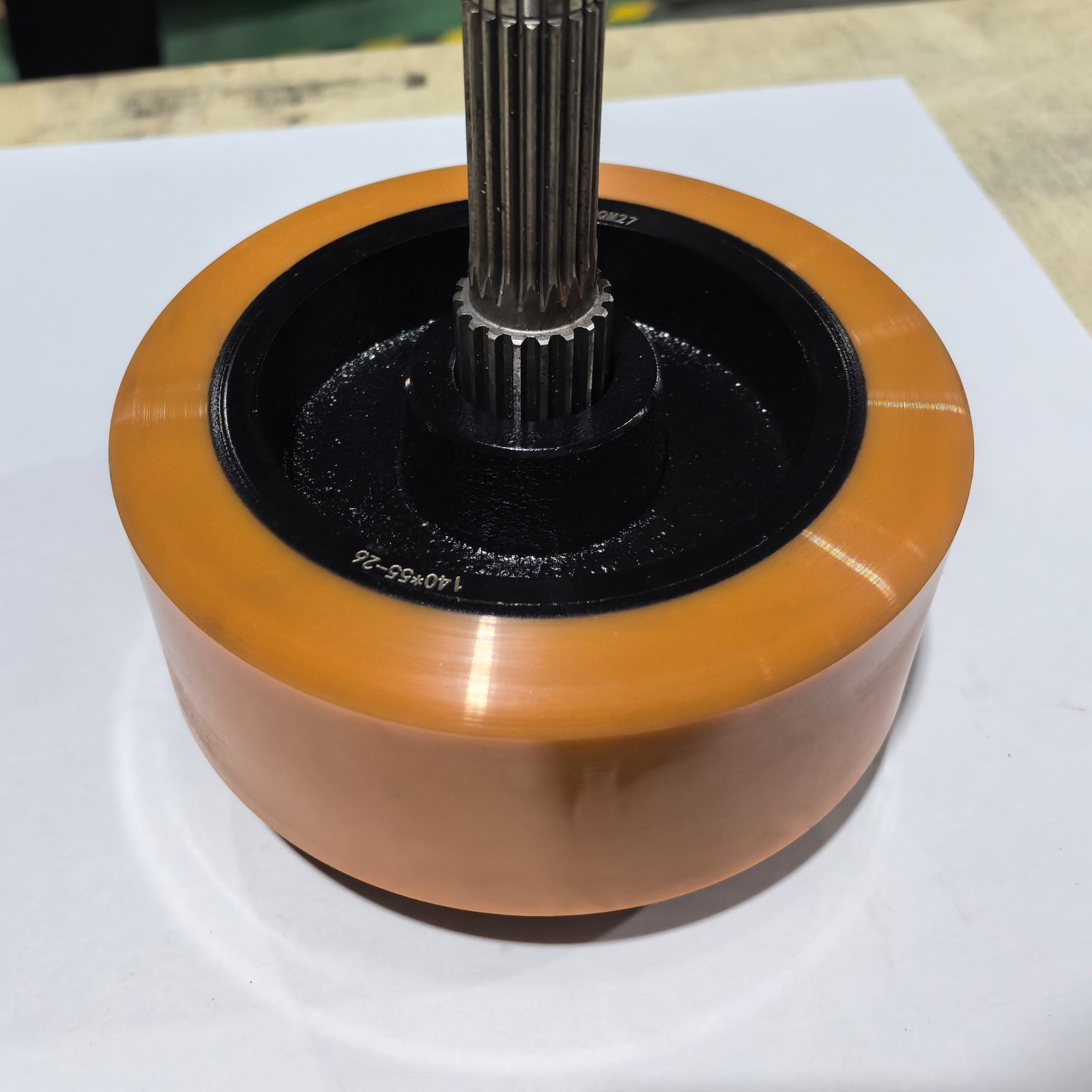 19 tooths polyurethane forklift wheel