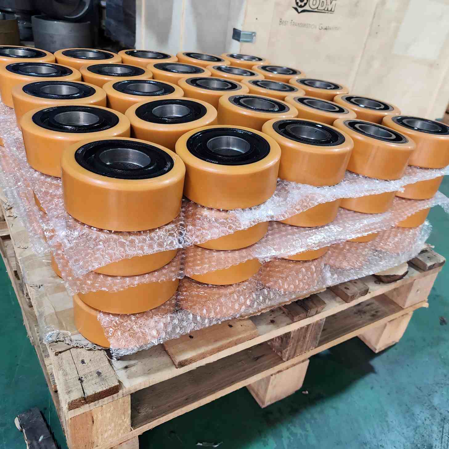 Polyurethane forklift wheel supplier